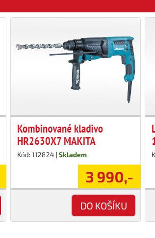 Kombinované kladivo HR2630X7 MAKITA
