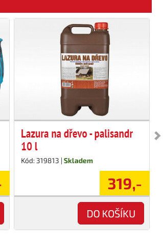 Lazura na dřevo - palisandr 10 l