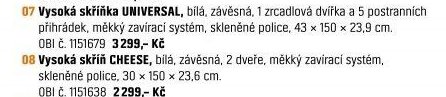 07 Vysoká skříňka UNIVERSAL
