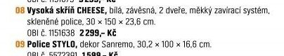 08 Vysoká skříň CHEESE