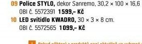 10 LED svítidlo KWADRO