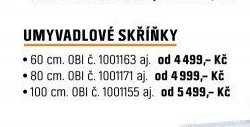 Umyvadlové skříňky