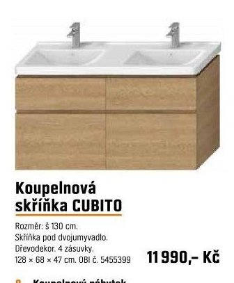 Koupelnová skříňka CUBITO