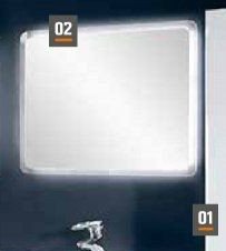 Zrcadlo s LED osvětlením