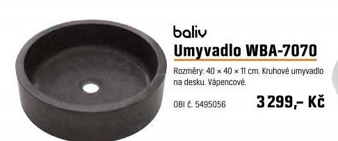 baliv Umyvadlo WBA-7070