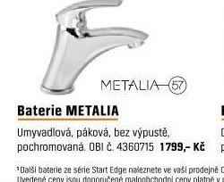Baterie METALIA