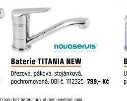 Baterie TITANIA NEW