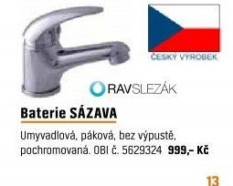 Baterie SÁZAVA
