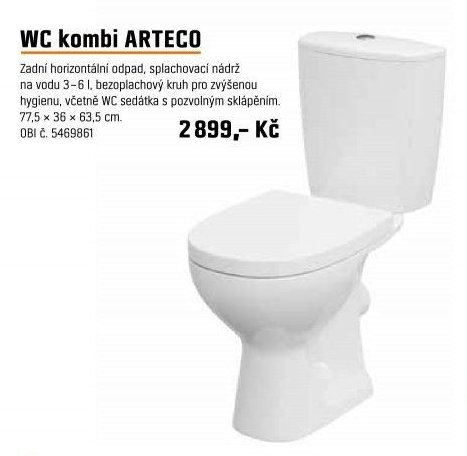 WC kombi ARTECO