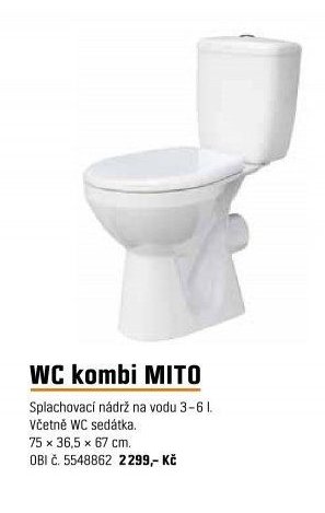 WC kombi MITO