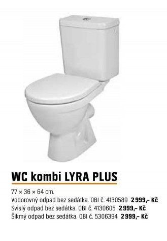 WC kombi LYRA PLUS