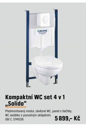 Kompaktní WC set 4 v 1 „Solido“