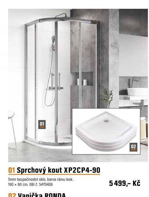 Sprchový kout XP2CP4-90