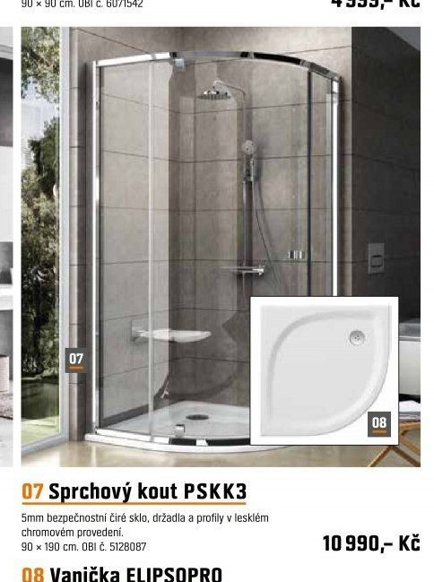 Sprchový kout PSKK3