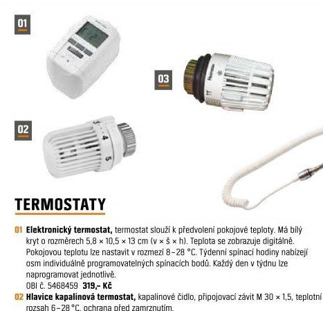 01 Elektronický termostat
