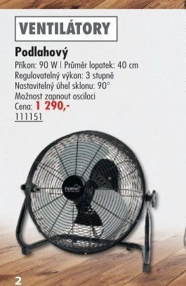 Podlahový ventilátor