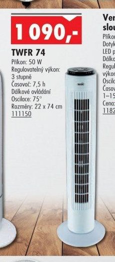 Sloupový ventilátor TWFR 74