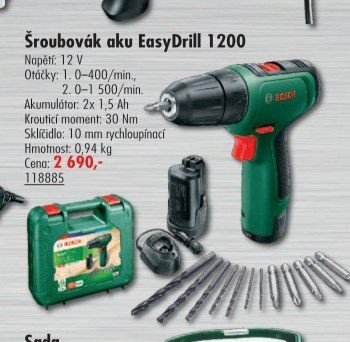 Šroubovák aku EasyDrill 1200