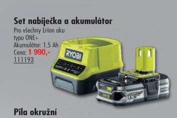Set nabíječka a akumulátor