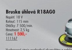 Bruska úhlová R18AG0