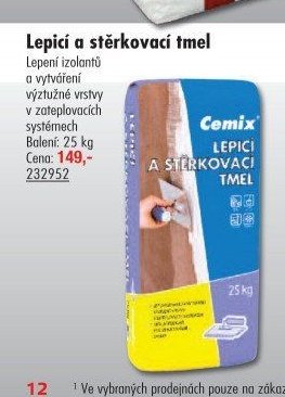 Lepicí a stěrkovací tmel