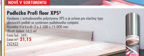 Podložka Profi floor XPS