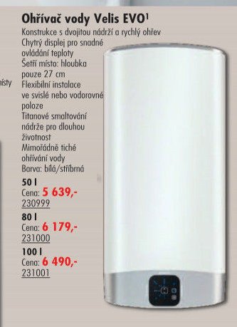 Ohřívač vody Velis EVO