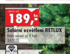 Solární osvětlení RETLUX