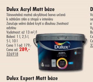 Dulux Acryl Matt báze