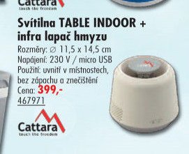 Svítilna TABLE INDOOR + infra lapač hmyzu