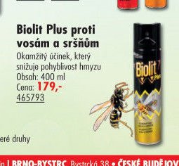 Biolit Plus proti vosám a sršňům