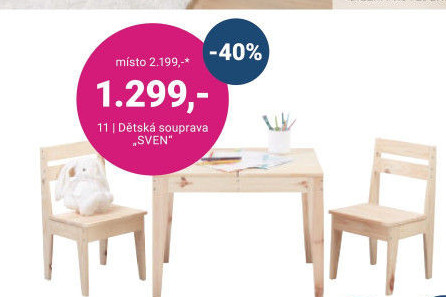 DĚTSKÁ SEDACÍ SOUPRAVA „SVEN“