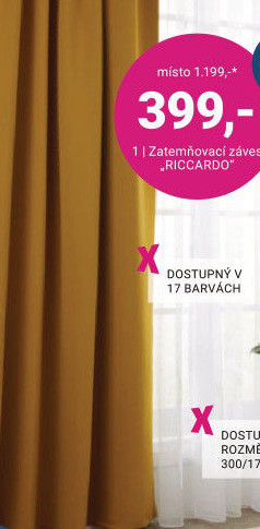 ZATEMŇOVACÍ ZÁVĚS „RICCARDO“