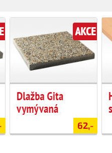 Dlažba Gita vymývaná