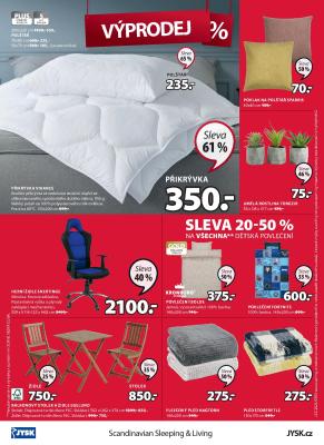 akční leták Jysk 15.7.2021-28.7.2021