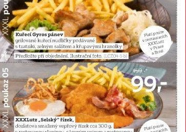 Kuřecí Gyros pánev