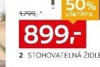 Stohovatelná židle, 2