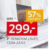 7 VENKOVNÍ ZÁVĚS