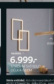 Stropní svítidlo, délka 82 cm