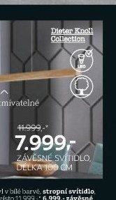 Závěsné svítidlo, délka 100 cm