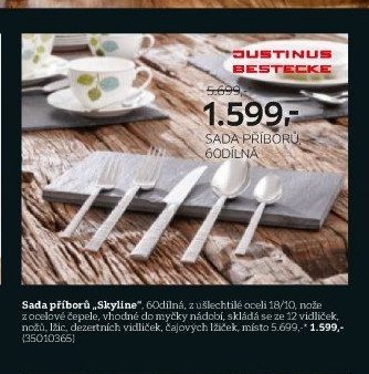 Sada příborů „Skyline“, 60dílná