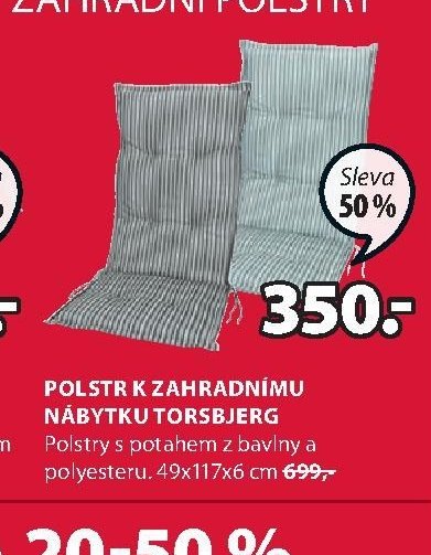 POLSTR K ZAHRADNÍMU NÁBYTKU TORSBJERG