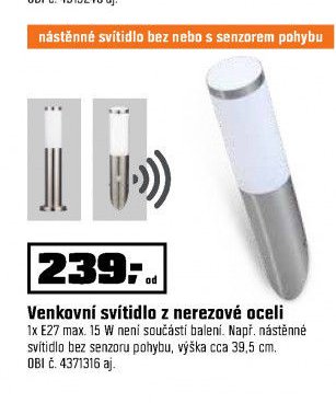 Venkovní svítidlo z nerezové oceli