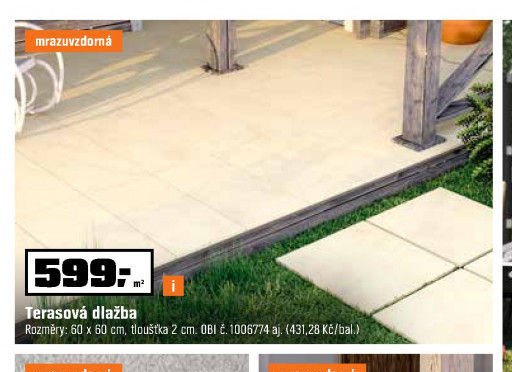 Terasová dlažba
