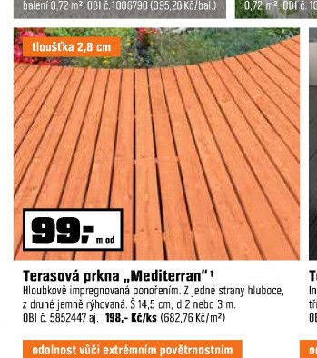 Terasová prkna Mediterran