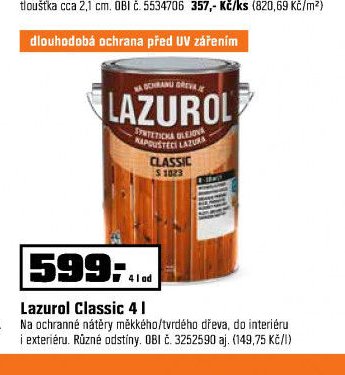 Lazurol Classic 4 l