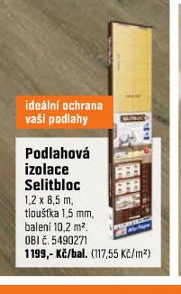 Podlahová izolace Selitbloc