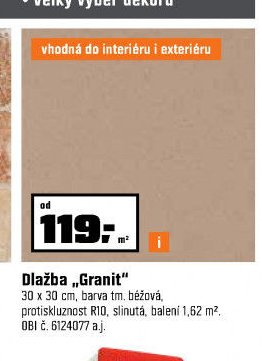 Dlažba „Granit