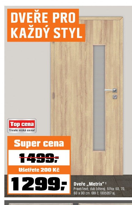 Dveře „Metrix“