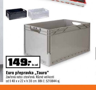 Euro přepravka Tauro